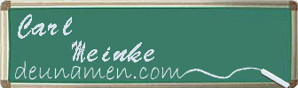 Carl Meinke Visitenkarte
